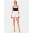 thumbnail image 2 of Cotton High-Waist Shorts with Pocket and Belt Detail, 2 of 6