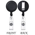 thumbnail image 4 of Muka 100 Pcs Retracting Badge Reel Solid Color with Belt Clip for Key Name Card-DarkBlue, 4 of 8