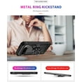 thumbnail image 5 of KOMI Étui pour Google Pixel 9A, Support de Voiture Militaire [Support Intégré] Anneau Métallique Double Couche Protection Antichoc TPU+PC pour Google Pixel 9A 5G Rouge, 5 of 5