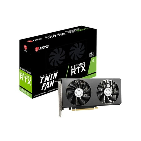 Open Box MSI GeForce RTX 3060 TI TWIN FAN 8GB GRAPHICS CARD RTX-3060-Ti-TWIN-FAN-OC