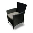 thumbnail image 2 of Modern Home Kensington Woven Wicker 3pc Bistro Set, 2 of 2