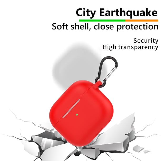 Cubierta de auriculares inalámbricos para AirPods 3 Funda protectora Funda protectora (Rojo)