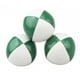 thumbnail image 5 of 3 piezas de pelotas de malabarismo para lanzar canastas de Pascua con bolsa de malla para malabaristas verde y blanco, 5 of 9