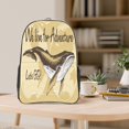 thumbnail image 5 of Susaid We Live for Adventure Print Clear Backpack See Through Transparent Plastic Clear Bookbags for School, College, Stadium,Work, 5 of 7