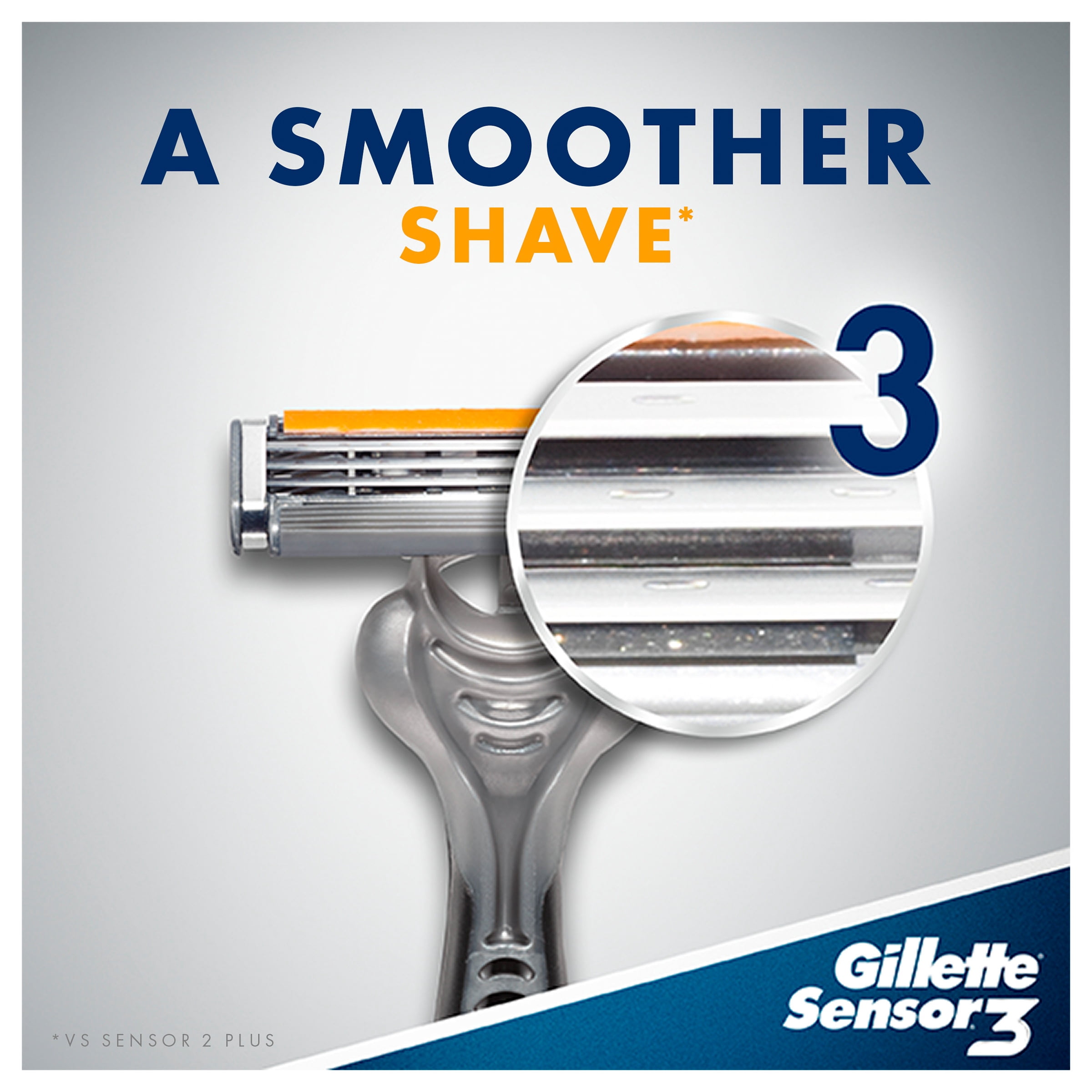 Gillette Sensor3 Men’s Disposable Razors, 4 plus 2 Bonus Razors