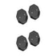 thumbnail image 1 of Advancent 2 Pieces Shower Curtain Rod Holder Screw Retainer No Hanging Self-adhesive Drilling Hexagonal Bracket Fixation for Bathroom 8x8cm 2Conjunto, 1 of 6