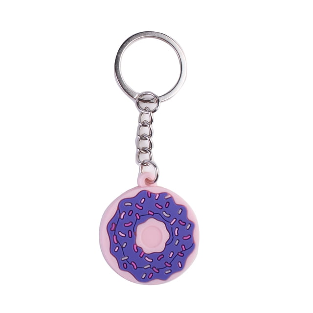 Llavero de donut, decoración de donut, llavero de PVC, llavero, se puede hacer a medida
