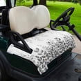 thumbnail image 2 of Golf Cart Seat Covers for 2 Seater,Spring Gray Eucalyptus Microfiber Cart Seat Towel Blanket,Summer Botanical Leaf Country Absorbent Breathable Non Slip Bench Seats Protector for Golf Course 51"x31", 2 of 9