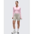 thumbnail image 3 of CRZ YOGA Butterluxe Cropped Athletic Jackets for Women Full Zip Up Track Tops, 3 of 5