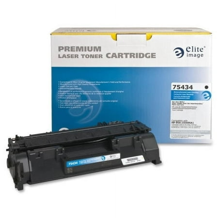 UPC: 0035255034340 | Remanufactured Elite Image Toner Cartridge – Alternative for HP 05A Black Laser 2300 Pages 1 Each