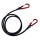 thumbnail image 5 of Mosquetón con correa elástica, cuerda elástica fija con ganchos, cuerda para atar, correas elásticas fuertes, cuerda para equipaje para senderismo y 60cm, 5 of 8