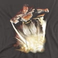 thumbnail image 2 of Superman Explosive Women's T Shirt, Charcoal, Medium, 2 of 6