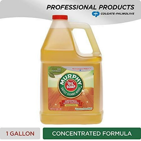MURPHY OIL SOAP Wood Cleaner, Original, Concentrated Formula, Floor Cleaner, Multi-Use Wood Cleaner, Finished Surface Cleaner, 128 Fluid Ounce (US05480A) Liquid Cleaner 1