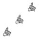 thumbnail image 3 of Qarigey Anillos de tamaño ajustable, regalos para parejas, anillo de amistad, accesorios populares, suministro de joyería de aleación, Type1 NO1, 3 of 6