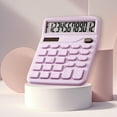 thumbnail image 2 of RFUGUG 837 Solar-Powered Desktop Calculator, Large 12-Digit Screen, Dual Power Source for Continuous Operation - Essential Tool for Office and Professional Use, Streamlined Design, 2 of 7