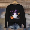 thumbnail image 4 of Sweatshirt for Women Perfect For Daily Wear or Loungewear! The Best Choice for Halloween XL Pink Halloween Sweatshirt, 4 of 5