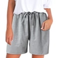 thumbnail image 1 of Pxiakgy pants for women Women's Summer Solid Color High Waist Slim Shorts Sports Pants Casual Shorts Grey + S, 1 of 8