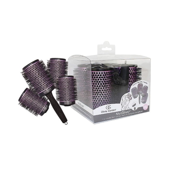 Juego de cepillos de pelo Olivia Garden Multibrush, desmontable, XXL, 5 piezas