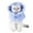 Light Blue, variant on GASTROPOD Dog Cone Warm Dog Cone Collar Anti-Lick Adjustable Cat Cone,Light Blue,M