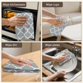 thumbnail image 6 of Christmas Kitchen Towels Set of 2-Tree & Plaid & Snowflakes Leaf Printed Tea Towels(18x26 inch)-Absorbent Cotton Home Decor for Christmas,Housewarming Gifts., 6 of 7