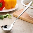 thumbnail image 1 of Toystoory Cuchara de sopa con mango largo, resistente y duradera, resistente al calor, fácil de limpiar, 2 pack/lote Mostrada, 1 of 6