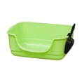 thumbnail image 1 of Caja de arena para gatos Strade Fareast Limited inodoro antisalpicaduras Verde 40 cm x 32 cm x 17 cm, 1 of 8