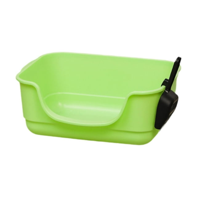 Caja de arena para gatos Strade Fareast Limited inodoro antisalpicaduras Verde 40 cm x 32 cm x 17 cm