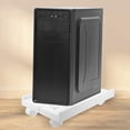 thumbnail image 3 of BESTYASH Mobile Computer Cart for General Users with Adjustable Features in White Plastic 1Pcs Back to School, 3 of 8