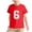 Red, variant on AHTJRT Kids 6th Birthday Shirt Short Sleeves Round Neck Unisex Pullover Fashion Lightweight Breathable Outdoor Running Athletic Top Tees Red 7-8 Years