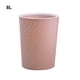 thumbnail image 4 of Kearding Cubo de basura sin tapa, papelera roscada ondulada de agua, contenedor de basura, cesta de gran capacidad para baños Suministros de limpieza para el hogar Rosa 8L, 4 of 6