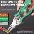thumbnail image 1 of Wire Stripper with Voltage Tester Non-Slip Handle Ergonomic Design Multi-function Electric Wire Cutter Cable Stripping Tool, 1 of 8
