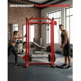 thumbnail image 4 of Power Cage, All-in-1 Home Gym with LAT Pulldown & Cable System, 2000LBS Squat Rack for Home & Garage & Apartment Use, Workout Cage with More Attachments, 4 of 8