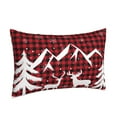 thumbnail image 2 of Daiia Christmas Buffalo Plaid Bedding Waterproof Pillow Protector Zippered Queen – Bed Bug Proof Pillow Encasement-16"x24", 2 of 9