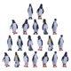 thumbnail image 4 of ColoMX 32pcs creative pingüin figurine decoración modelo de pingüino artesanías de animales duraderas, 4 of 7