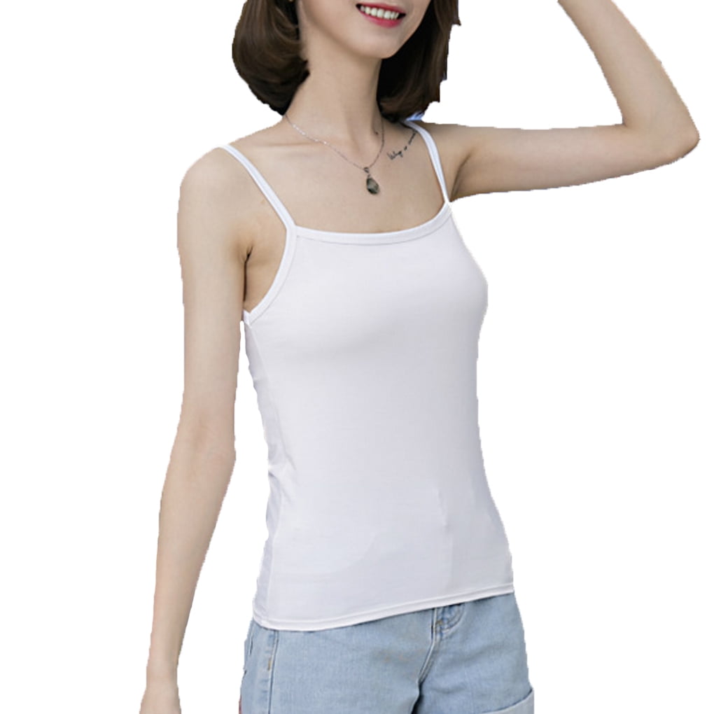 Boys & Girls 100% Cotton Plain Sleeveless White Vests Tank Top Regular Underwear 