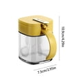 thumbnail image 3 of Glass Spice Jars, Kitchen Organizer Spice Bottle, Compact Size, Easy to Use, Keep Food Dry, Flip-top Lid, Sealing Ring, Suitable for Kitchen Dining Room, Easy to Clean, 3 of 6