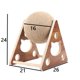 thumbnail image 1 of Rascador de bolas para gatos para aliviar el aburrimiento, juguete para gatos, molinillo de garras autonivelante para gatos, no deja caer residuos, rascador vertical resistente al desgaste para gatos, 1 of 5