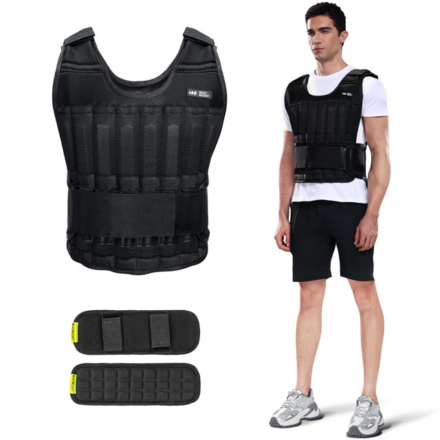 Chaleco pesado BeatBoost Chaleco pesado BeatBoost para hombre, 9 kg