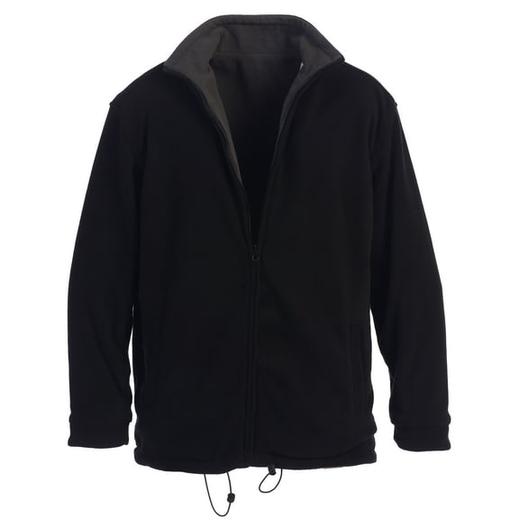 Gioberti Mens Zip Up Reversible Polar Fleece Heavy Jacket