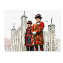 Trademark Fine Art 'Beefeaters' Canvas Art by The Macneil Studio