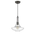thumbnail image 3 of CHLOE Leah Transitional 1 Light Rubbed Bronze Ceiling Mini Pendant 10" Wide, 3 of 4