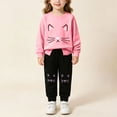 thumbnail image 5 of eczipvz Fall Outfits for Toddler Girls Toddler Baby Girl Clothes T-Shirt And Pant Set, Winter Outfit Pink,6-7Years, 5 of 9