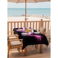 thumbnail image 2 of Outdoor Tablecloth with Umbrella Hole for Patio/Picnic/Party/Camping, Dragon Flames Waterproof Table Cloth Rectangle Table Cover Washable, Purple Dragons Abstract Modern Art (60"x 84"), 2 of 8