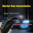 thumbnail image 7 of Key Fob Cover Compatible with Kia Telluride Sorento 5 Button ABS Plastic Silicone Keychain Case Holder Protector,Black, 7 of 7