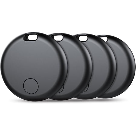 Air Tracker Tags-4 Pack: Smart Bluetooth Tracker, Item Finder Works with Apple Find My App, Locator for Keys, Luggage, Satchel, weTag mini.
