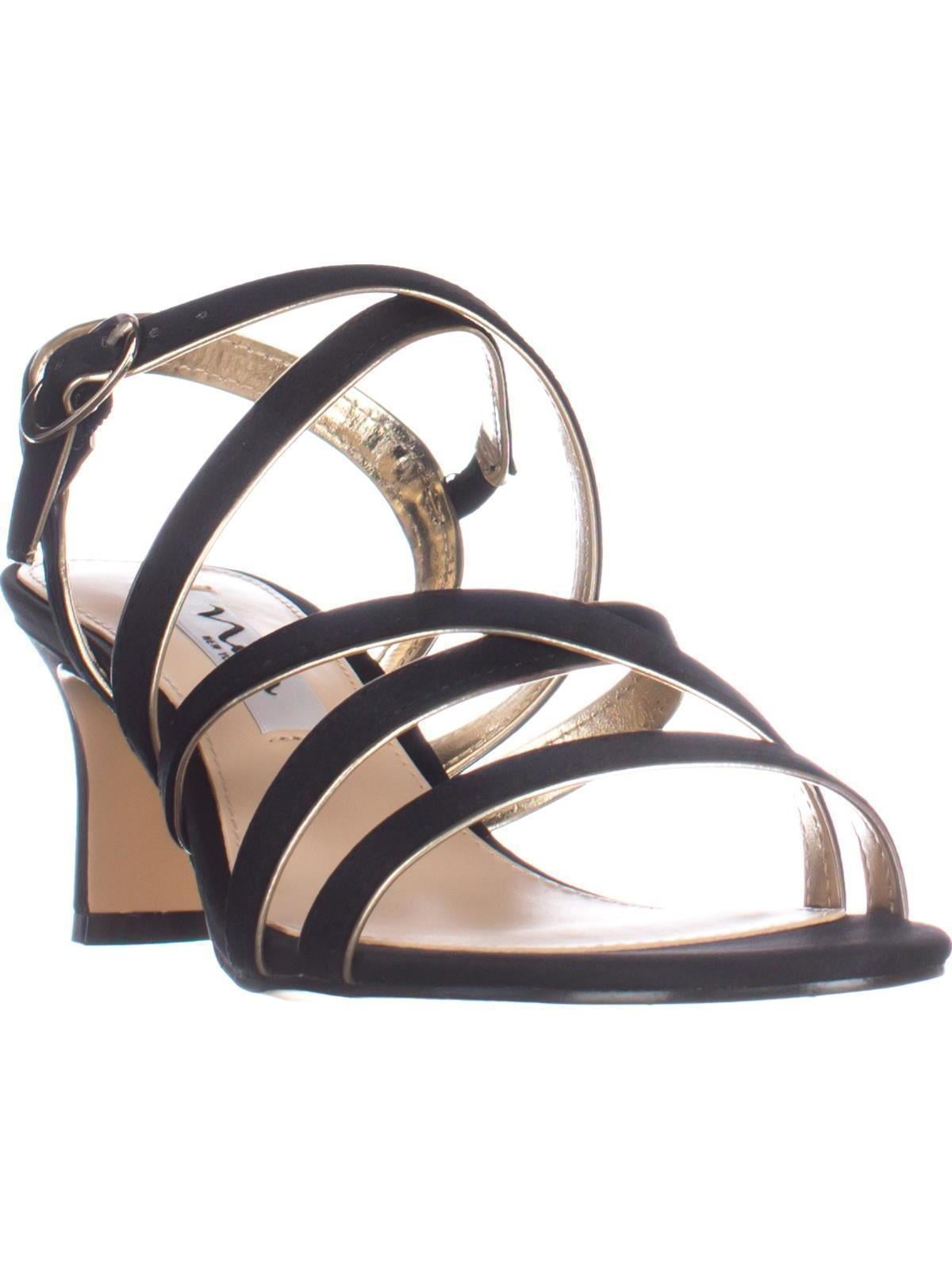 nina genaya strappy evening sandals