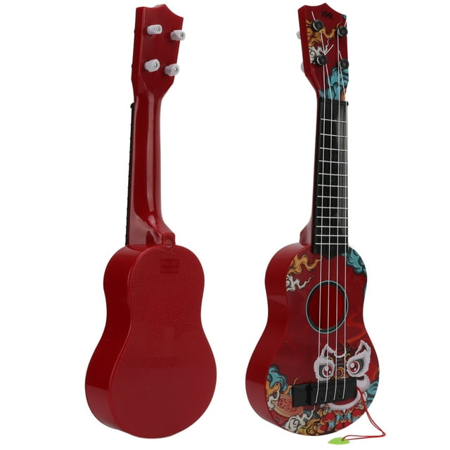 Kids Toy Ukulele Mini Plastic Guitar Musical Instrument With 4 Strings Ideal Ukulele For Beginners