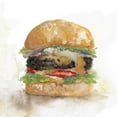 thumbnail image 2 of Studio Pasion-Fox 20x20 Black Ornate Wood Framed with Double Matting Museum Art Print Titled - Burger, 2 of 4