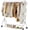 White, variant on Heavy Duty Rolling Clothes Rack, 420 Lb Capacity, Metal Garment Rack with Wheels, Portable Standing Clothing Rack, Black, 48 Inches