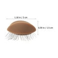 thumbnail image 2 of HOMEMAXS 6 Pairs Makeup Practice Kit for Eyelash Artists with Removable and Reusable Eyelids in Assorted Color, 2 of 8